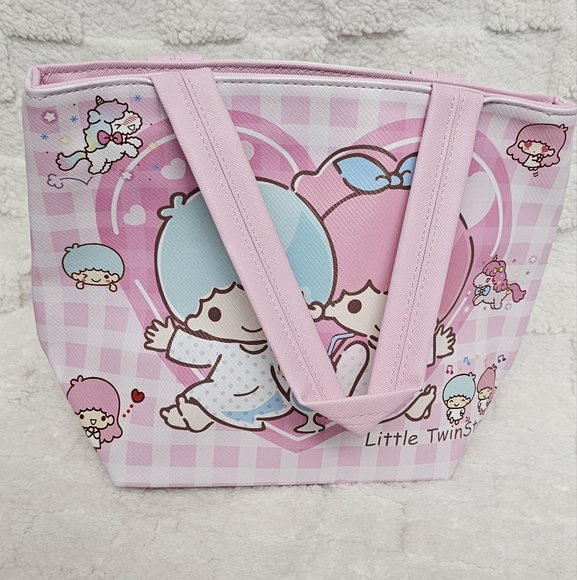 Hello Kitty Little Twin Stars Sanrio Kawaii Handbag Shopping Tote Bag Y2K Cute - Picture 1 of 7